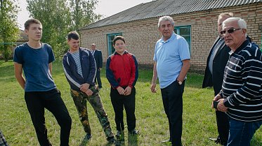 Рабочая поездка С.И.Грачева в западное Оренбуржье